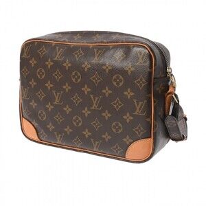 Louis Vuitton Canvas Shoulder Brown Monogram Nile Bag